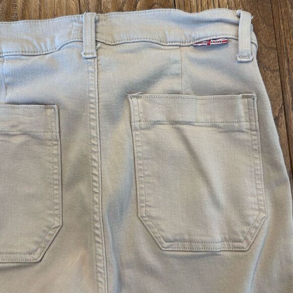 Hudson Taylor beige high rise flare jeans size 28 - Picture 11 of 13